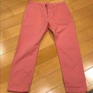 Dsquared2 pink salmon chinos khaki pants